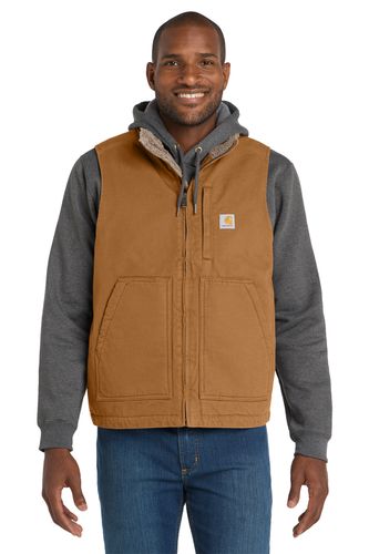Carhartt Sherpa-Lined Mock Neck Vest image thumbnail