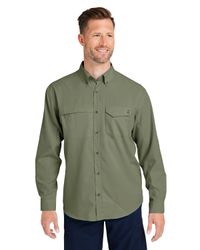 Image of HUK Men's Tide Point Long Sleeve Shirt