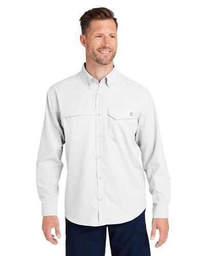 HUK Men's Tide Point Long Sleeve Shirt image thumbnail