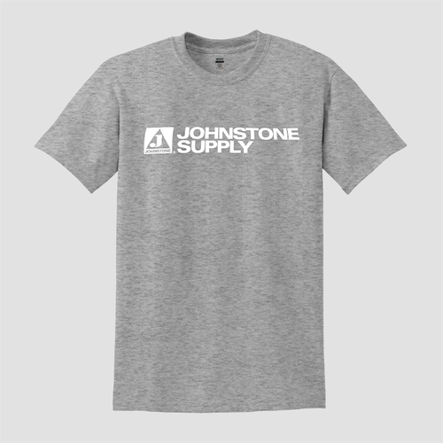 Johnstone DryBlend® 50 Cotton/50 Poly T-Shirt (Single Color Logo) image thumbnail