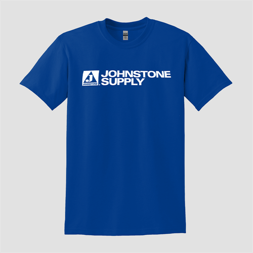 Johnstone DryBlend® 50 Cotton/50 Poly T-Shirt (Single Color Logo) image thumbnail