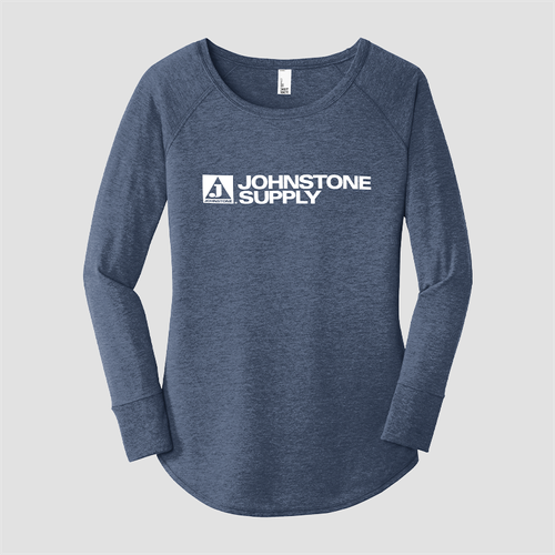 Ladies District Tri-blend Long Sleeve Tee image thumbnail