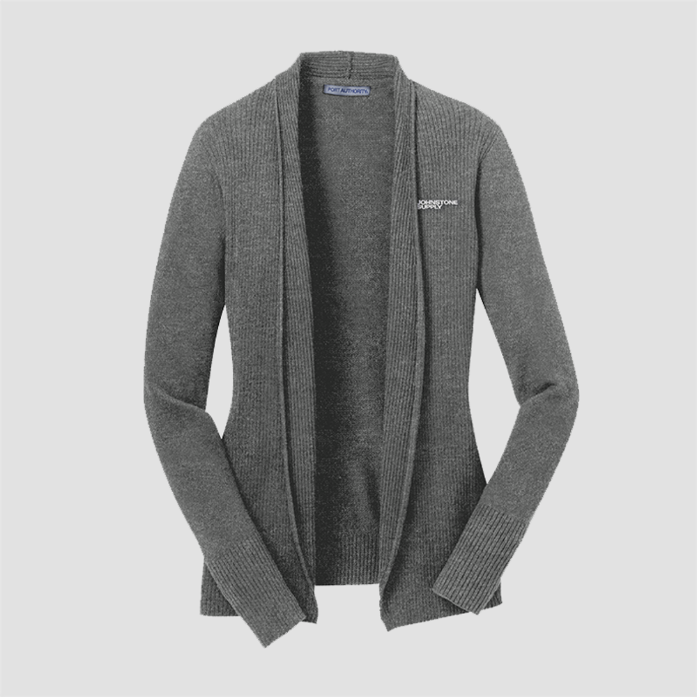 Johnstone Ladies Open Front Cardigan Sweater primary image Johnstone Ladies Open Front Cardigan Sweater primary image