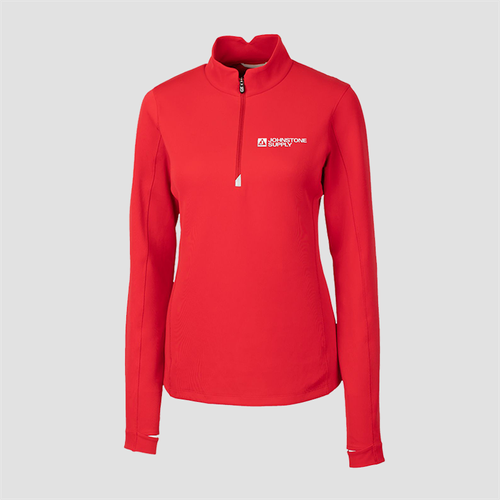 Johnstone Cutter & Buck Traverse Stretch Quarter Zip Women's Pullover image thumbnail