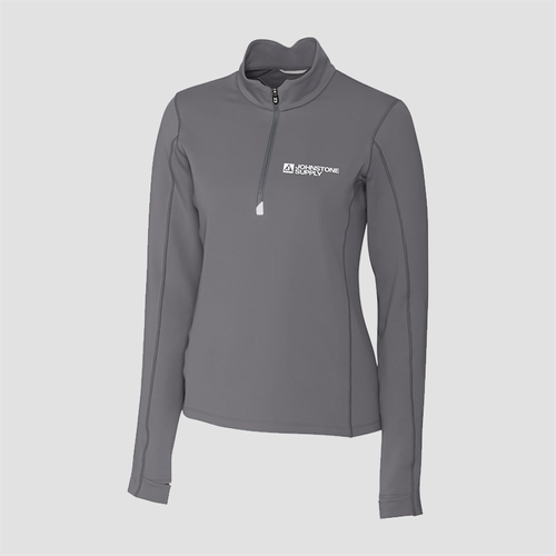 Johnstone Cutter & Buck Traverse Stretch Quarter Zip Women's Pullover image thumbnail