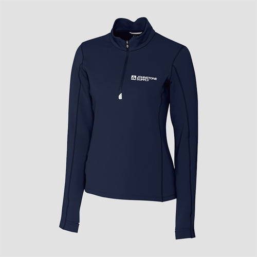 Johnstone Cutter & Buck Traverse Stretch Quarter Zip Women's Pullover image thumbnail