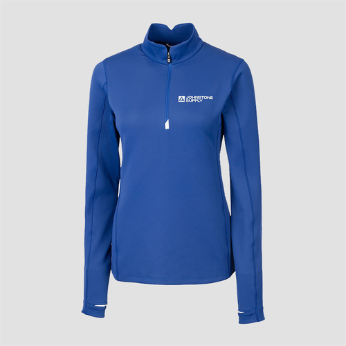 Johnstone Cutter & Buck Traverse Stretch Quarter Zip Women's Pullover image thumbnail