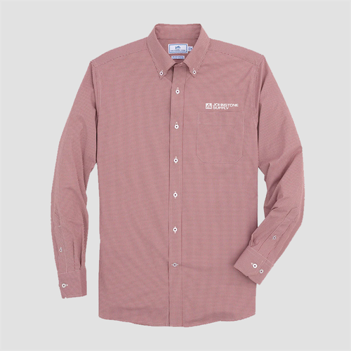 Johnstone Southern Tide Men's Gameday Gingham Sport Shirt image thumbnail