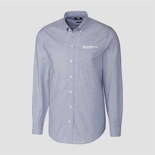 Johnstone Cutter & Buck Stretch Oxford Mens Big and Tall Long Sleeve Dress Shirt image thumbnail