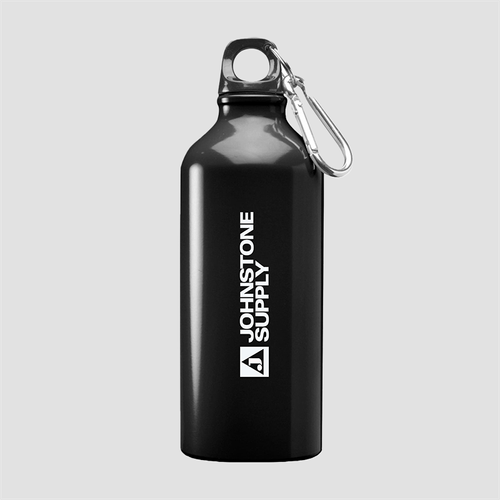 Sporty Aluminum Water Bottle w/ Carabiner 20 oz Bottles image thumbnail