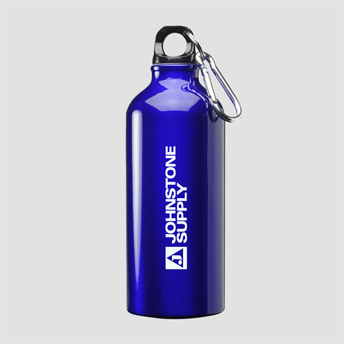 Sporty Aluminum Water Bottle w/ Carabiner 20 oz Bottles image thumbnail