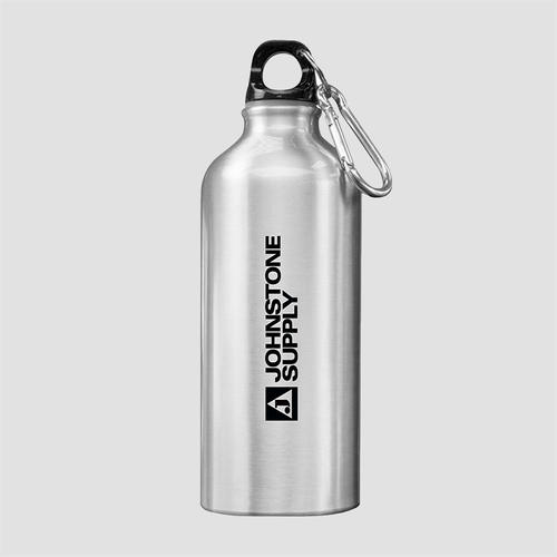 Sporty Aluminum Water Bottle w/ Carabiner 20 oz Bottles image thumbnail
