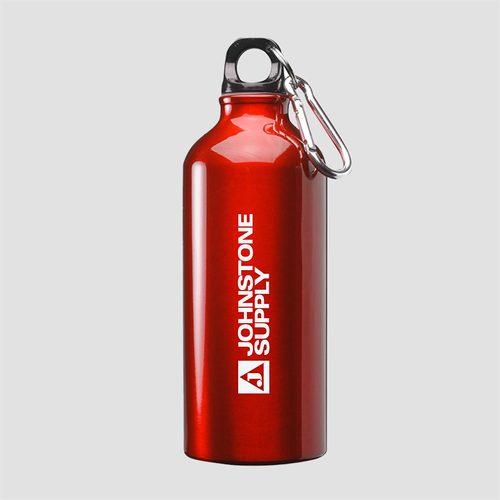 Sporty Aluminum Water Bottle w/ Carabiner 20 oz Bottles image thumbnail
