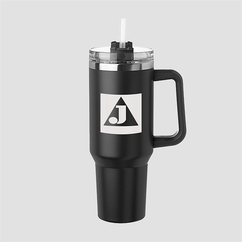 40 oz. Stainless Steel Travel Mugs w/ Handle image thumbnail
