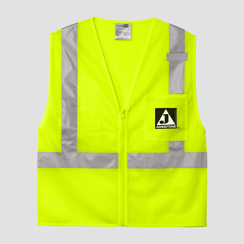 Johnstone ANSI 107 Class 2 Mesh Zippered Vest OC image thumbnail