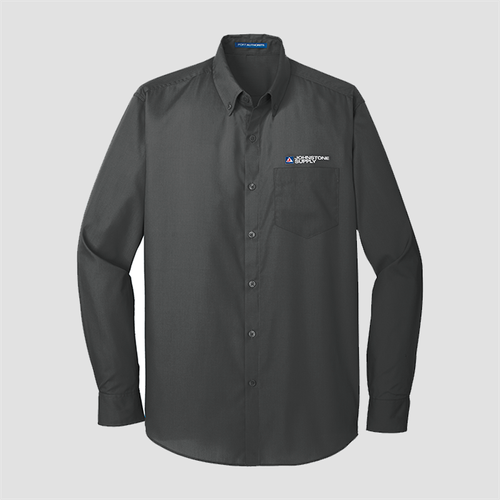 Johnstone Long Sleeve Carefree Poplin Shirt OC image thumbnail