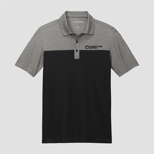 Johnstone Fine Pique Blend Blocked Polo image thumbnail