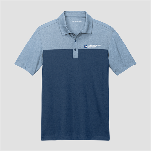 Johnstone Fine Pique Blend Blocked Polo image thumbnail