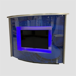 Image of Vendor Desk with Media 