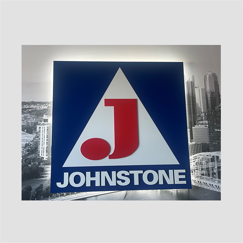 Dimensional Johnstone Backlit Logo  image thumbnail