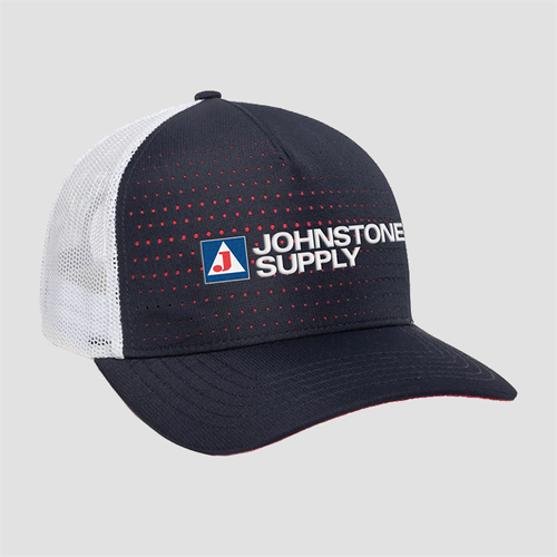 Johnstone Supply OC502 Laser Perforated Performance Trucker Cap image thumbnail