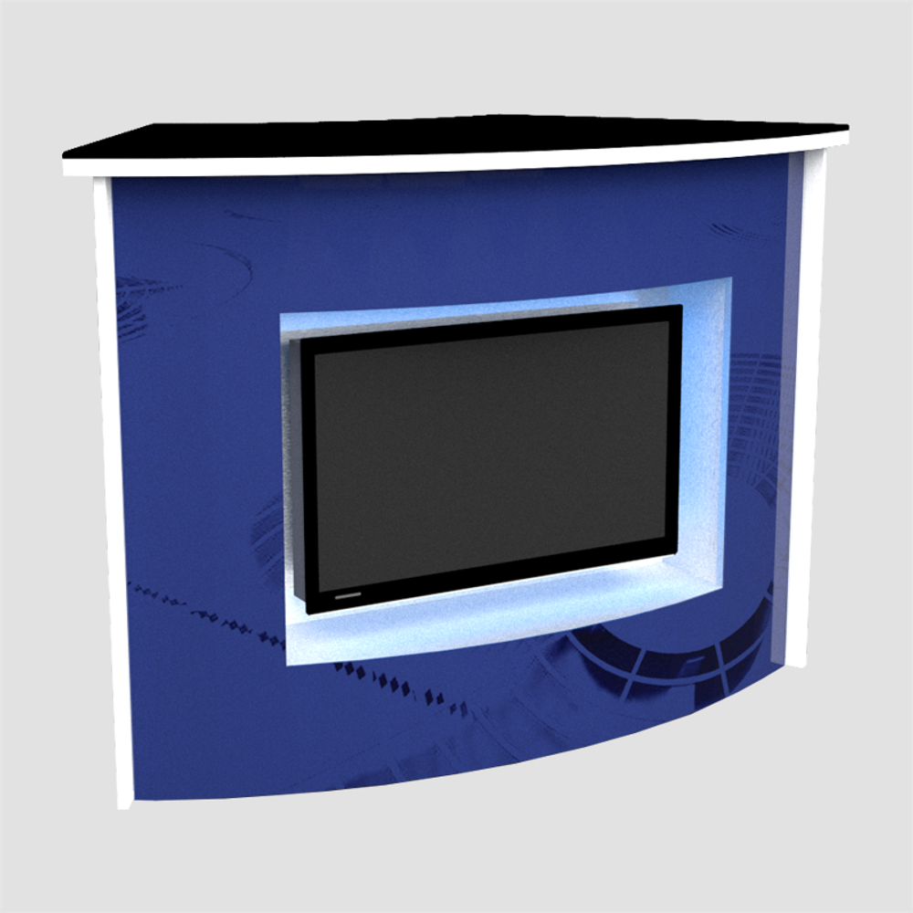 Vendor Desk with Media  primary image