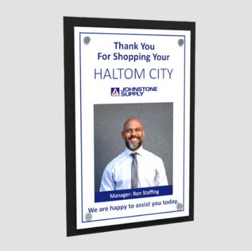Manager Sign- Printed PVC Panel  image thumbnail
