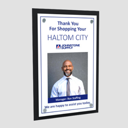 Image of Manager Sign- Printed PVC Panel 
