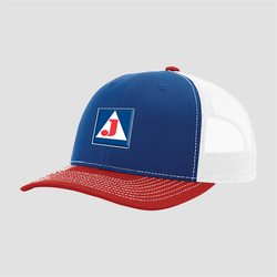Image of Johnstone Supply Richardson Red White and Blue Jbug 112 Snapback Trucker Cap
