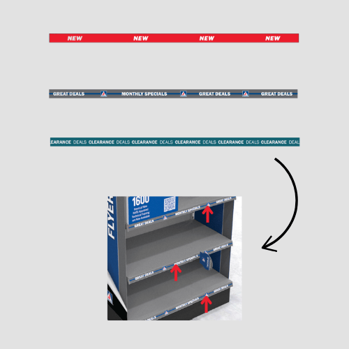 Endcap Ticket Rail Strips image thumbnail
