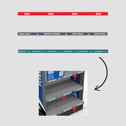 Image of Endcap Ticket Rail Strips