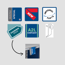 Image of Endcap Shelf Talker (Front Facing)