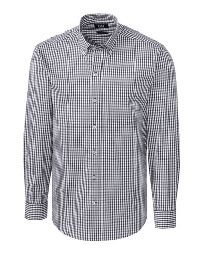 Cutter & Buck Easy Care Stretch Gingham Mens Big and Tall Long Sleeve Dress Shirt Big & Tall BCW00143 image thumbnail