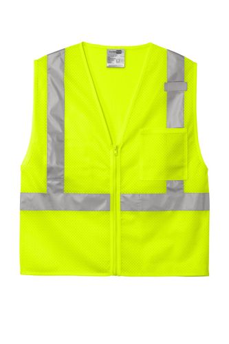 CornerStone ANSI 107 Class 2 Mesh Zippered Vest CSV102 image thumbnail