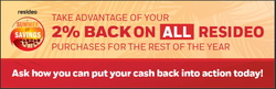 Image of 2% Back Summer of Savings Endcap Header