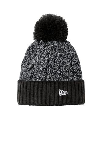 New Era Marled Knit Pom Beanie image thumbnail