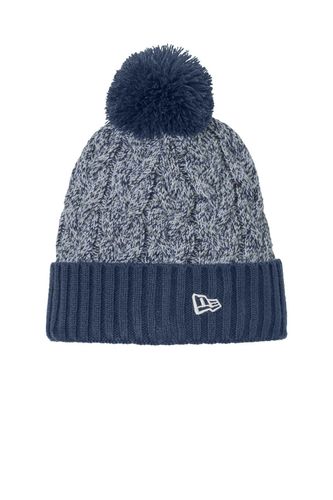 New Era Marled Knit Pom Beanie image thumbnail