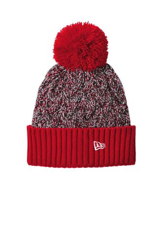 New Era Marled Knit Pom Beanie image thumbnail