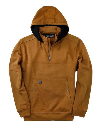 Dri Duck Mission Quarter-Zip Hooded Pullover  image thumbnail