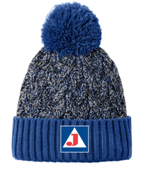 Image of New Era Marled Knit Pom Beanie
