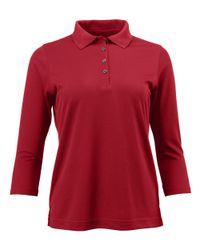 Image of Women's Lady Palm Three-Quarter Sleeve Polo 120