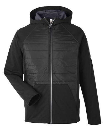 Unisex Techno Lite Hybrid Hooded Jacket - Extended sizing- CE808 image thumbnail
