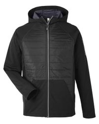 Image of Unisex Techno Lite Hybrid Hooded Jacket - Extended sizing- CE808