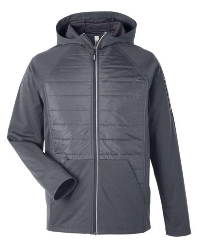 Unisex Techno Lite Hybrid Hooded Jacket - Extended sizing- CE808 image thumbnail