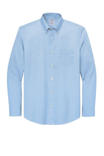 Brooks Brothers Wrinkle-Free Stretch Pinpoint Shirt BB18000 image thumbnail
