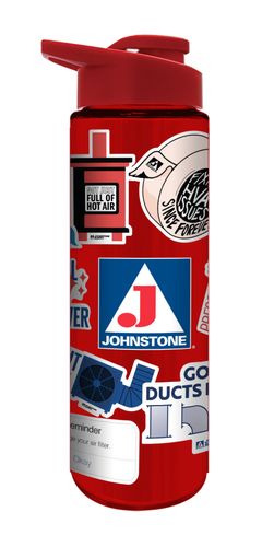 Johnstone Printed wrap 28 oz Titan Bottle with Drink Thru lid image thumbnail