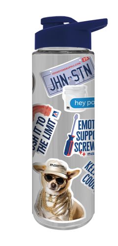 Johnstone Printed wrap 28 oz Titan Bottle with Drink Thru lid image thumbnail