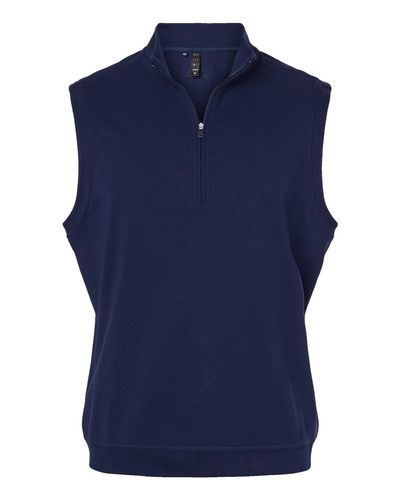 Men's Club Quarter-Zip Vest - A599 image thumbnail