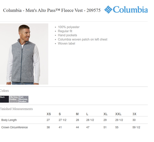 Men's Alto Pass™ Fleece Vest - 209575 image thumbnail