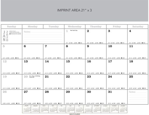Desk Planner Blotter Calendar - Full Color A448 image thumbnail